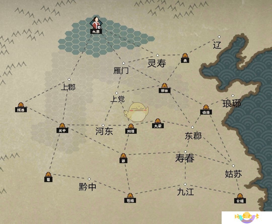 《无悔华夏》名臣分布位置大全