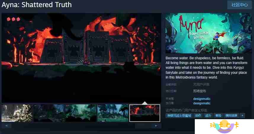 Ayna: Shattered Truth：探索次世代银河恶魔城的全新冒险