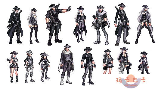 DNF：又一套“新时装”曝光！全职业牛仔风外观一览，武器自带…