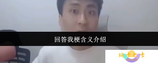 回答我是什么梗-回答我梗含义介绍